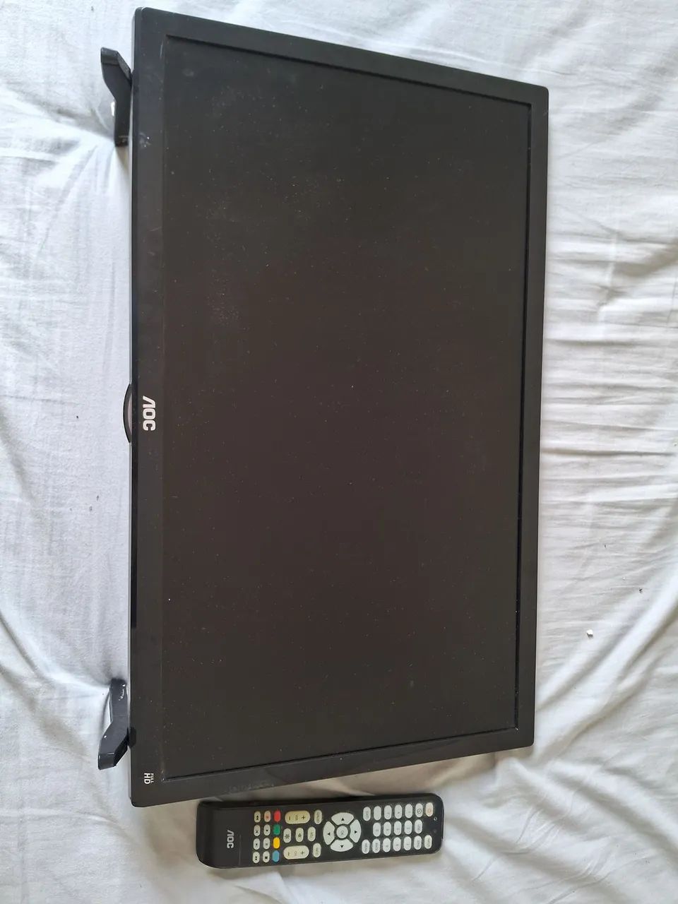 Tv LED AOC 24" polegadas - usada - completa, em funcionamento. - Foto 2