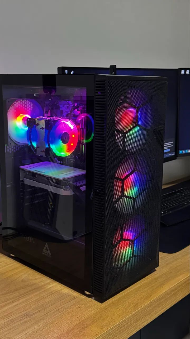 Pc Gamer RX 580, 16GB RAM com mouse e teclado 