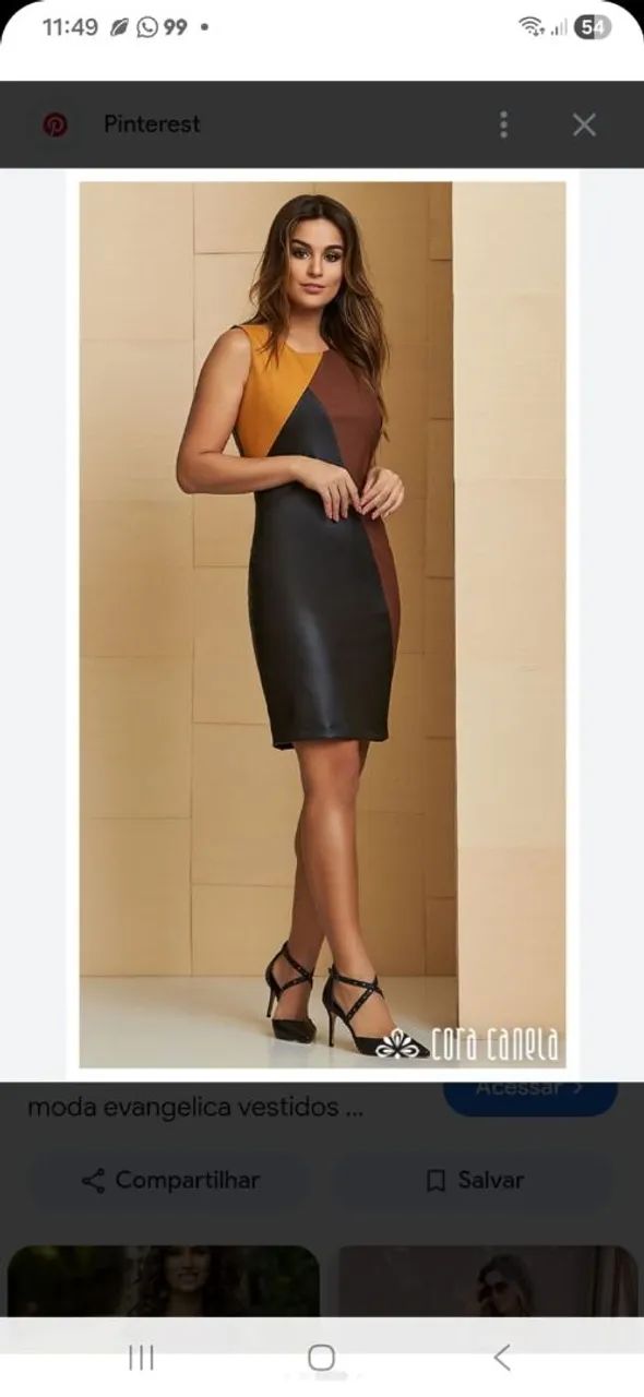 Vestido colorido estiloso - Foto 3