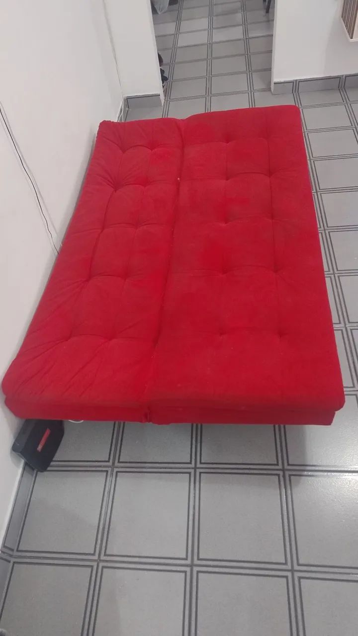 Sofá-Cama Reclinável Vermelho - Conforto, Praticidade e Estilo! - Foto 5
