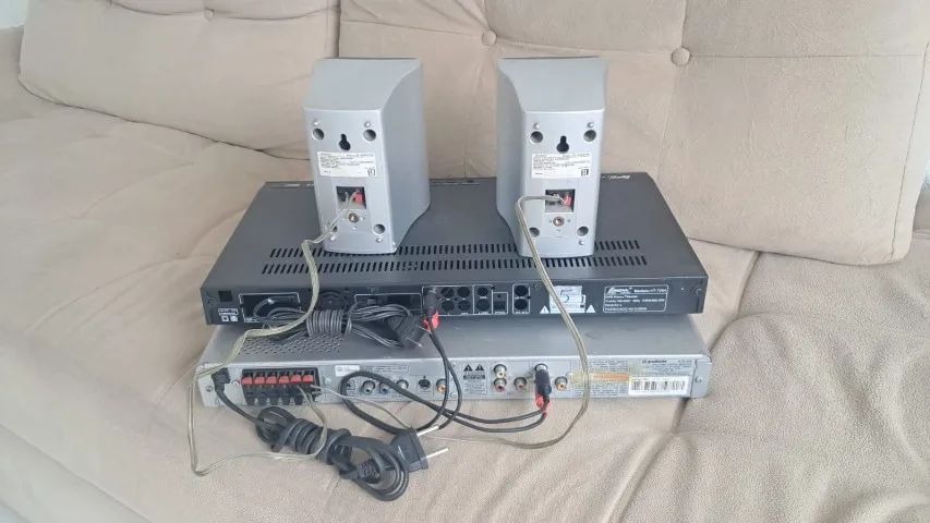 Home teather Gradiente, adaptador bluetooth com 2 caixas Sony. - Foto 4