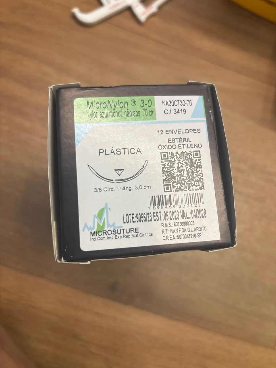 Fio de Sutura MicroNylon 3-0 Microsuture Estéril 5 Unidades - Foto 2