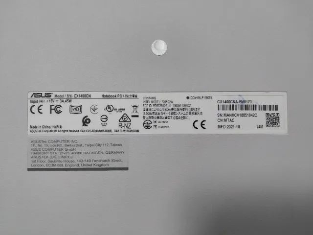 Notebook ASUS CX1400CNA - Foto 5