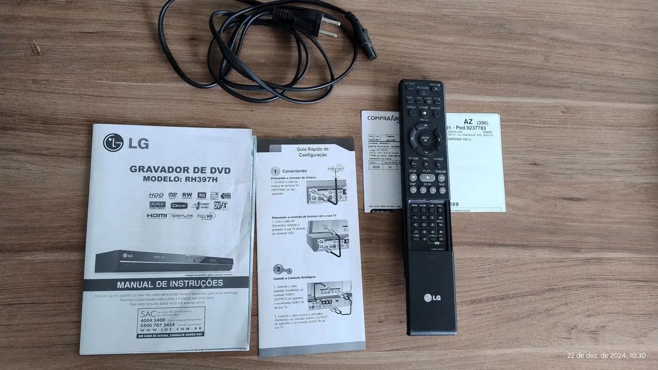 DVD - HDD LG RH397H - Foto 2