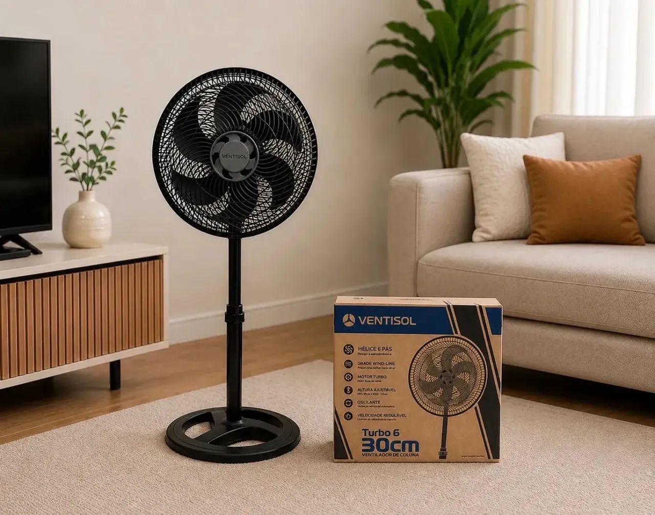 Ventilador ventisol 220v - Foto 2