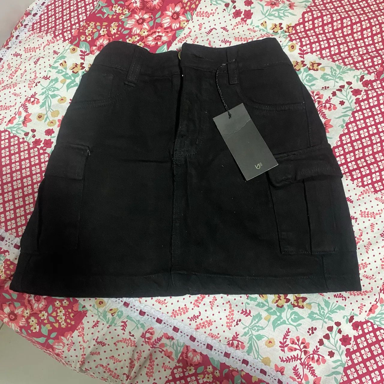 Saia jeans cargo - Foto 2