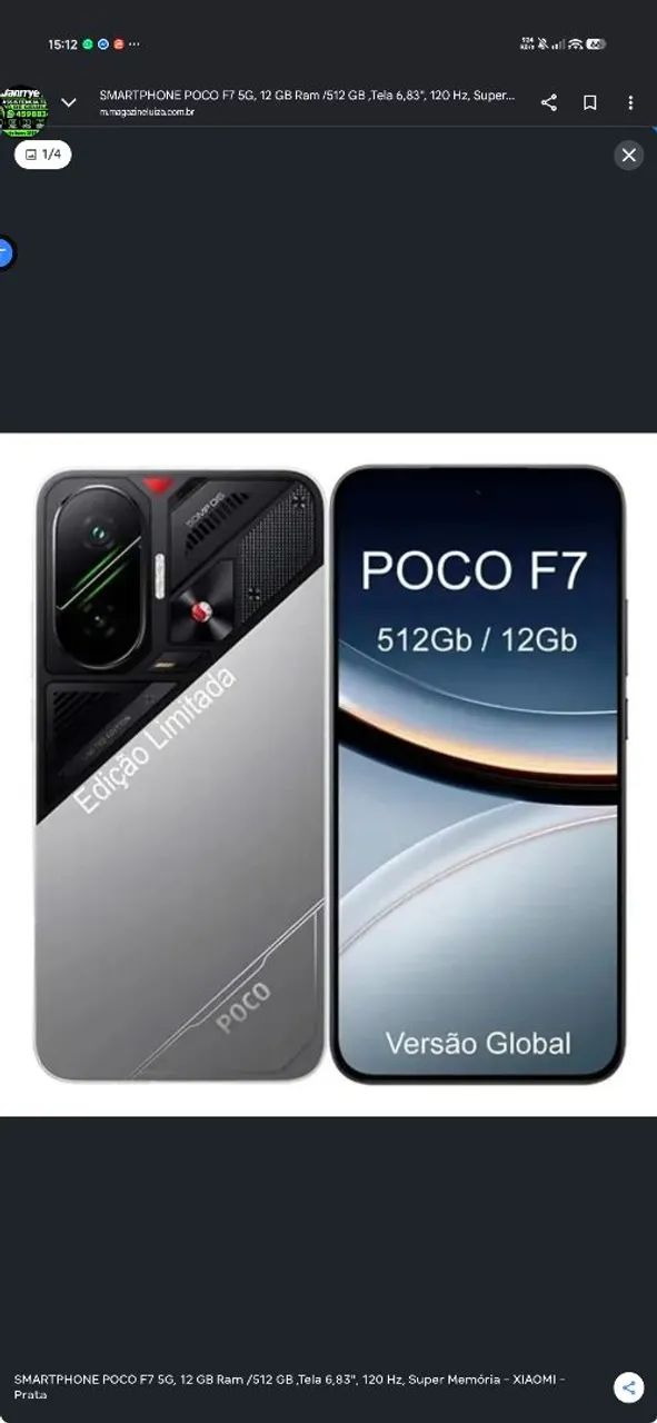 Celular poco f7 edição limitada  - Foto 3