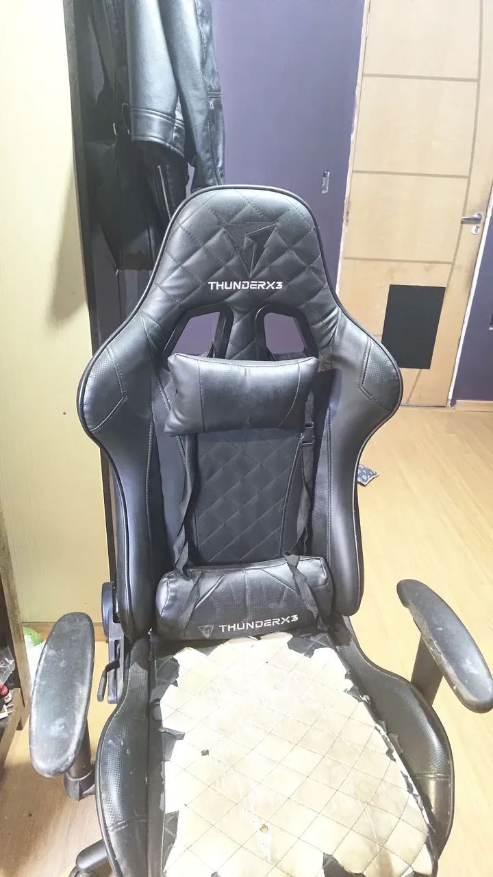 Cadeira Gamer Thunderx3 Preta - Foto 2