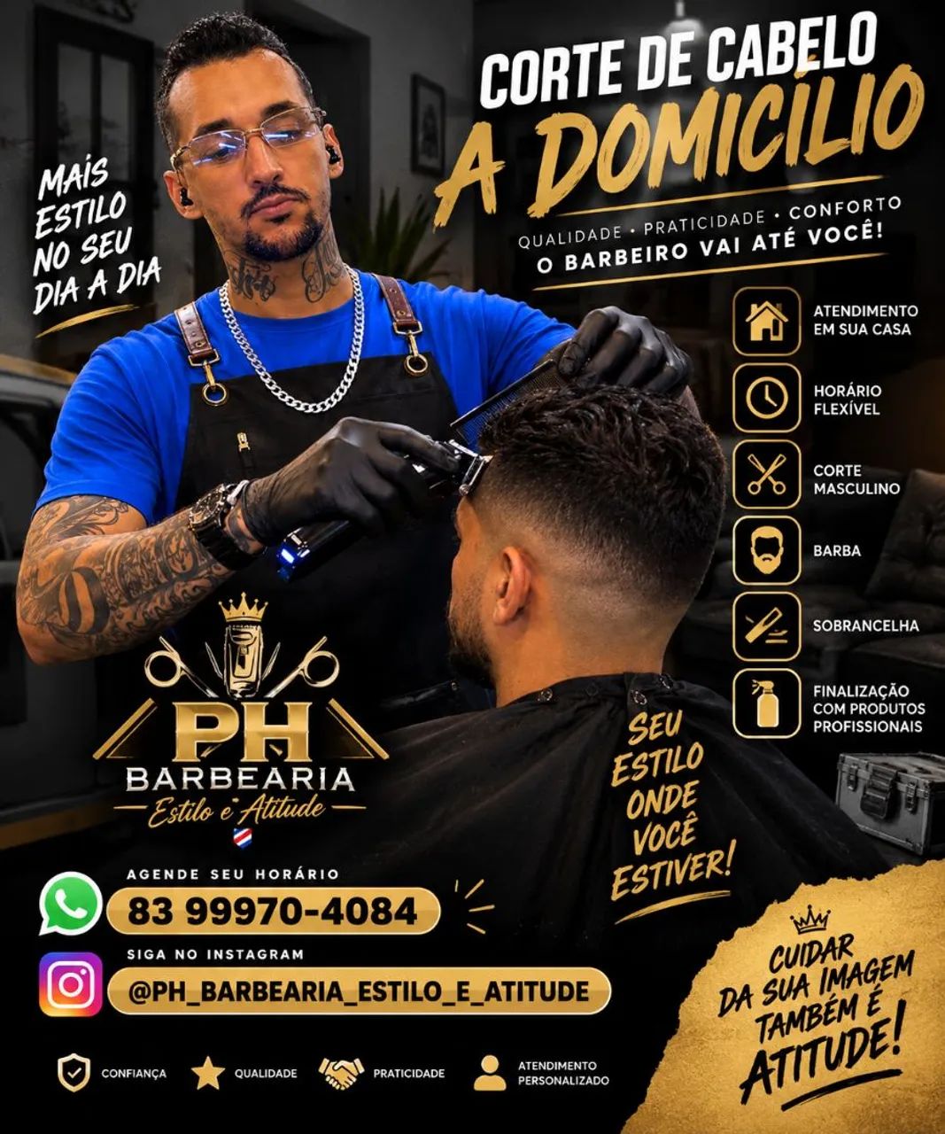 BARBEIRO A DOMICÍLIO ? 