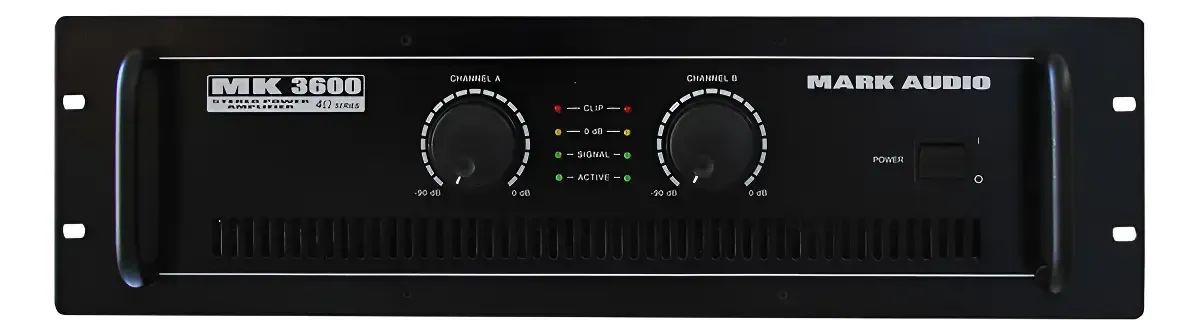 Amplificador de potência Mark Audio MK 3600