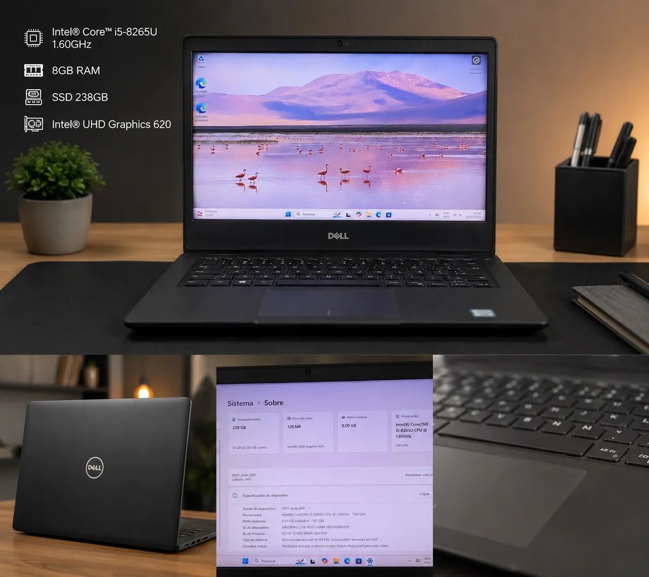 Notebook Dell Latitude 3400 - Intel Core i5 | 8GB RAM | SSD 256GB