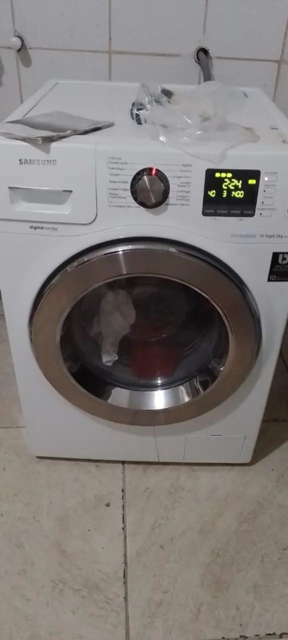 vendo uma lava e seca Samsung 10kg  - Foto 5