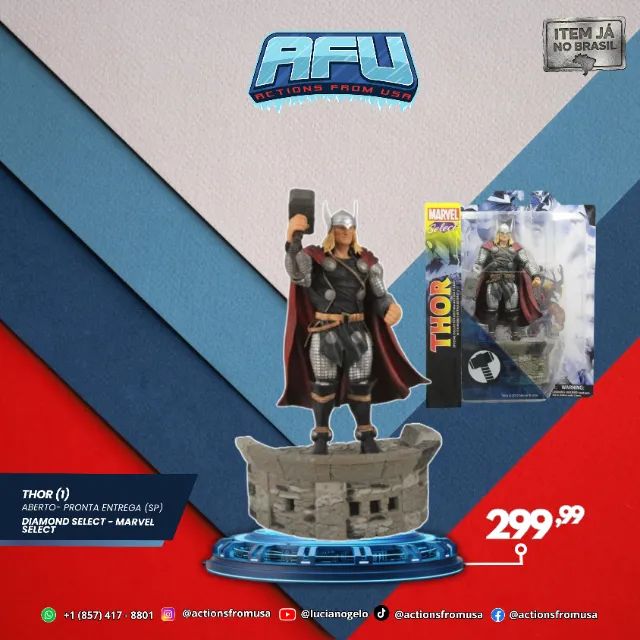 Thor Marvel Select Diamond Hasbro  
