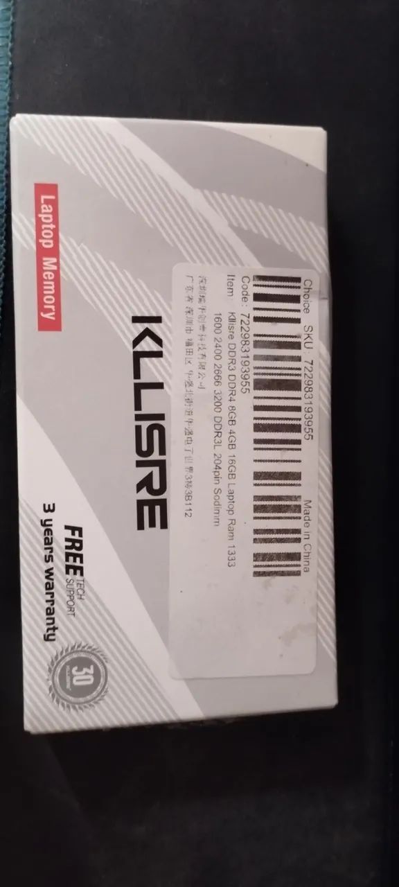 Memorial RAM 8GB DDR4 Notebook