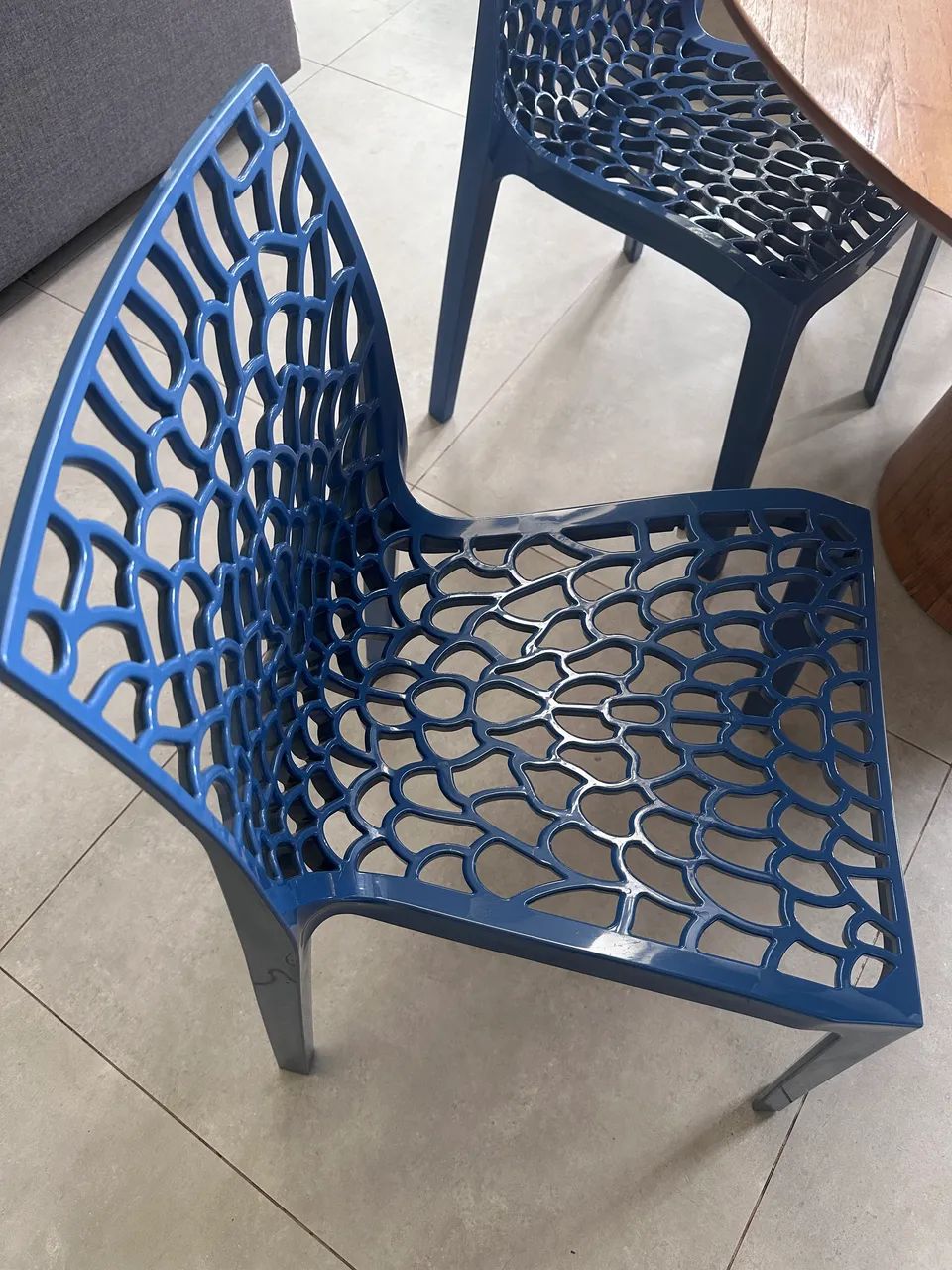 Cadeiras gruvyer azul - Foto 2