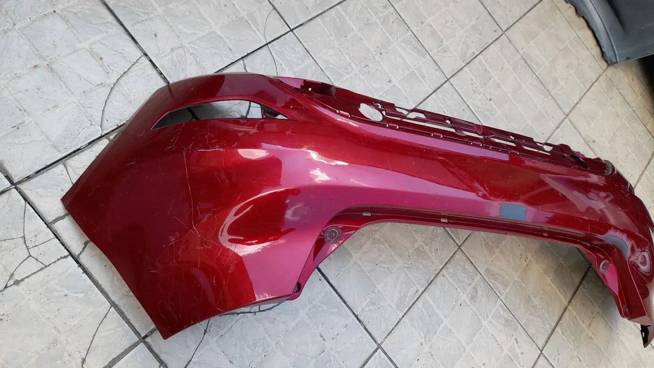 Parachoque traseiro New Fiesta Hatch 2013 2014 2015 2016 - Foto 6