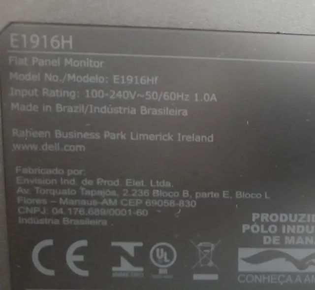 Monitor Dell Led 18,5 Dell Preto - Foto 3