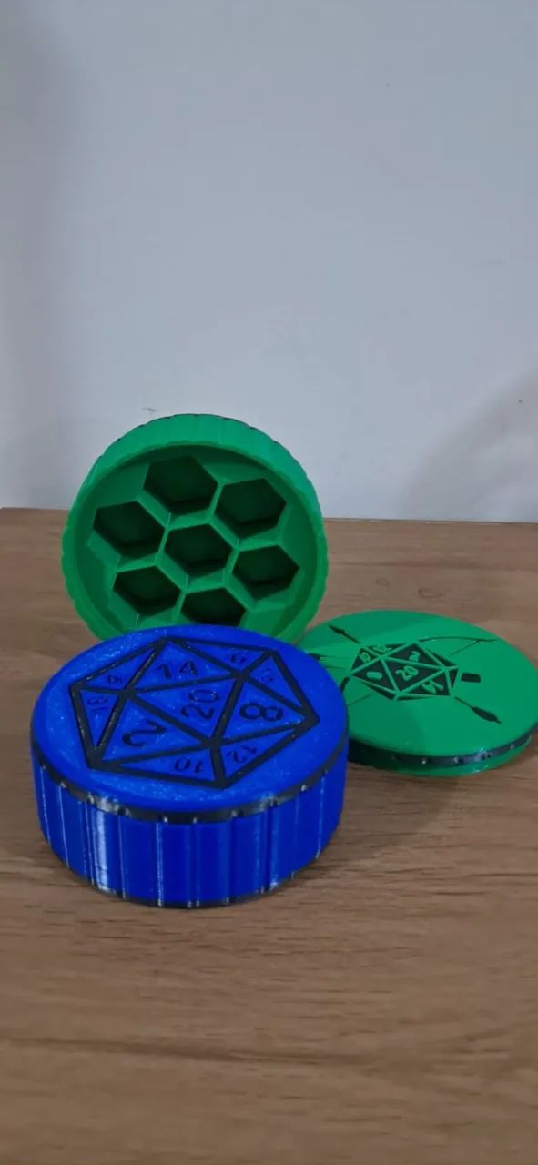 Porta Dados RPG com Compartimentos (Dice Box Temática) - Foto 2