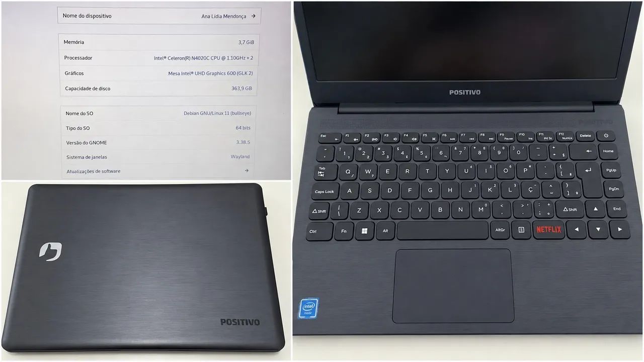 Notebook Positivo em Ótimo Estado