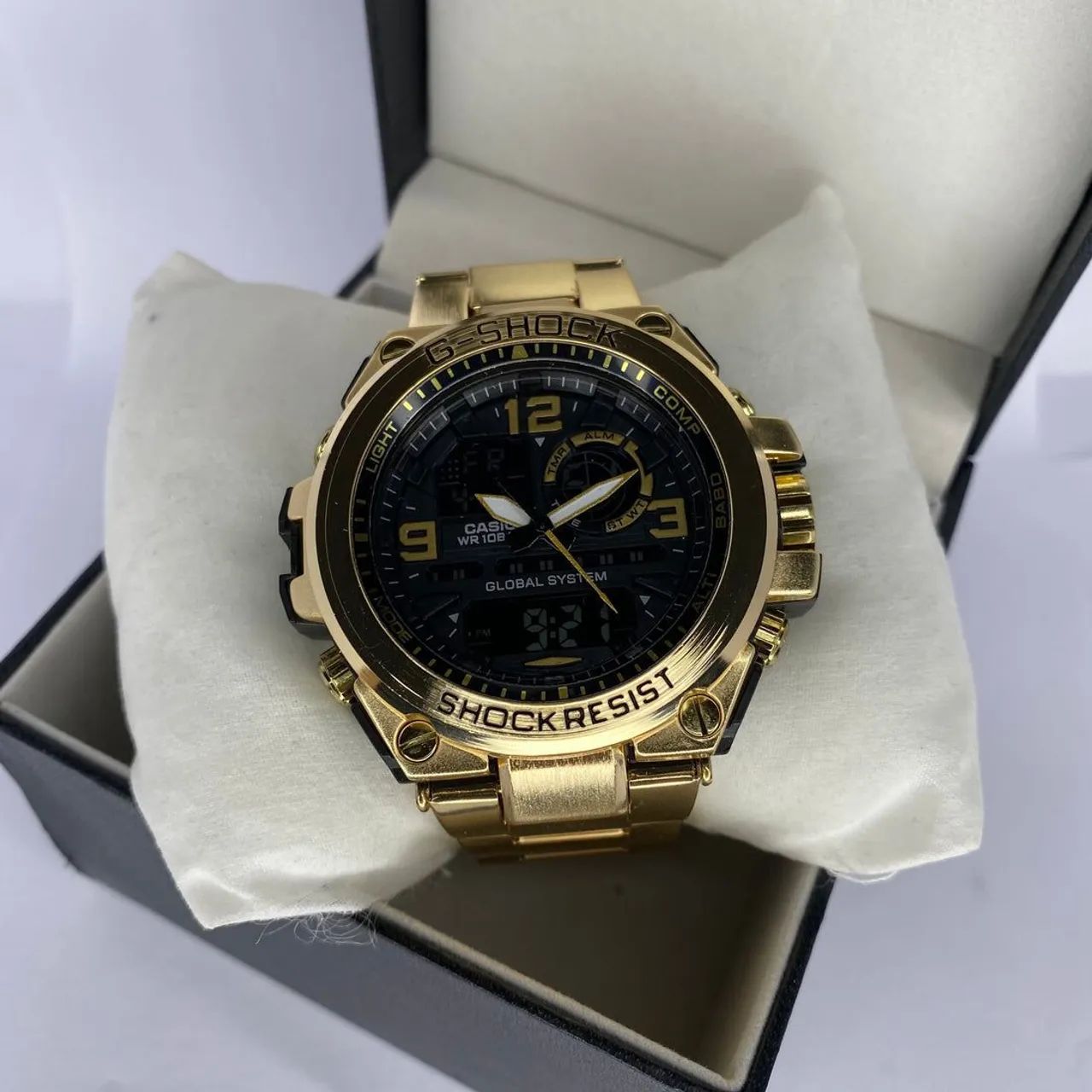Relógio Estilo G-Shock - Resistente à Água, Aço Inoxidável e Visual Esportivo - Foto 4