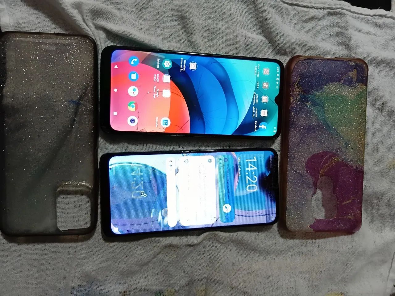 Celulares Motorola com tela trincada  - Foto 3