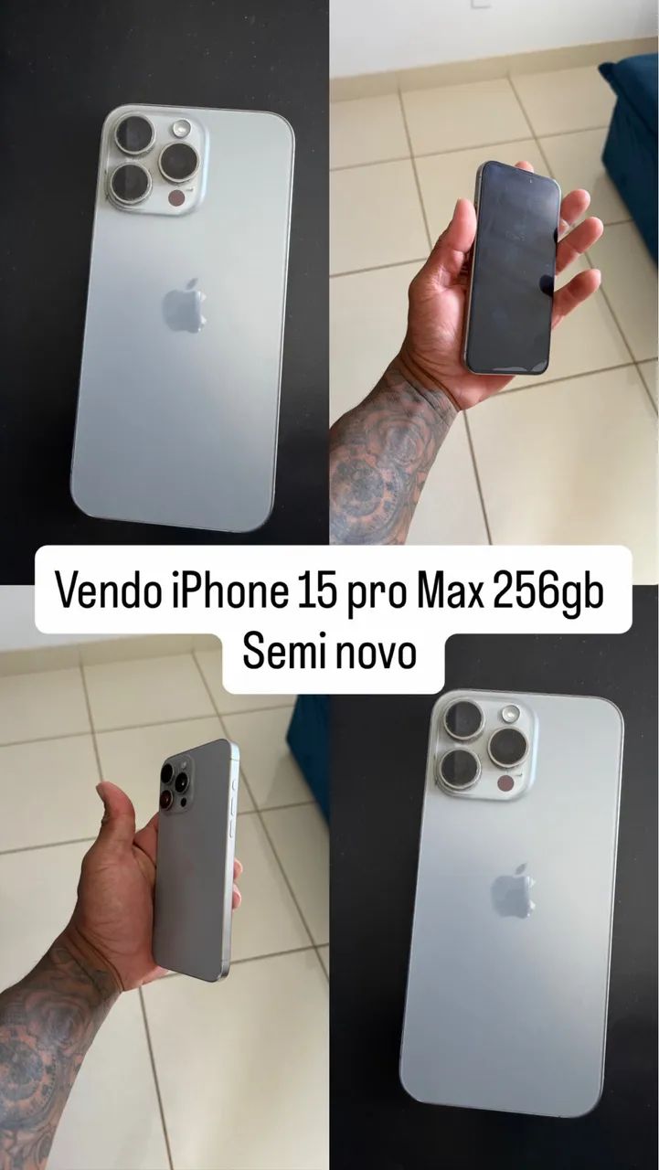 iPhone 15 pro Max 256 gb 76% bateria  - Foto 3