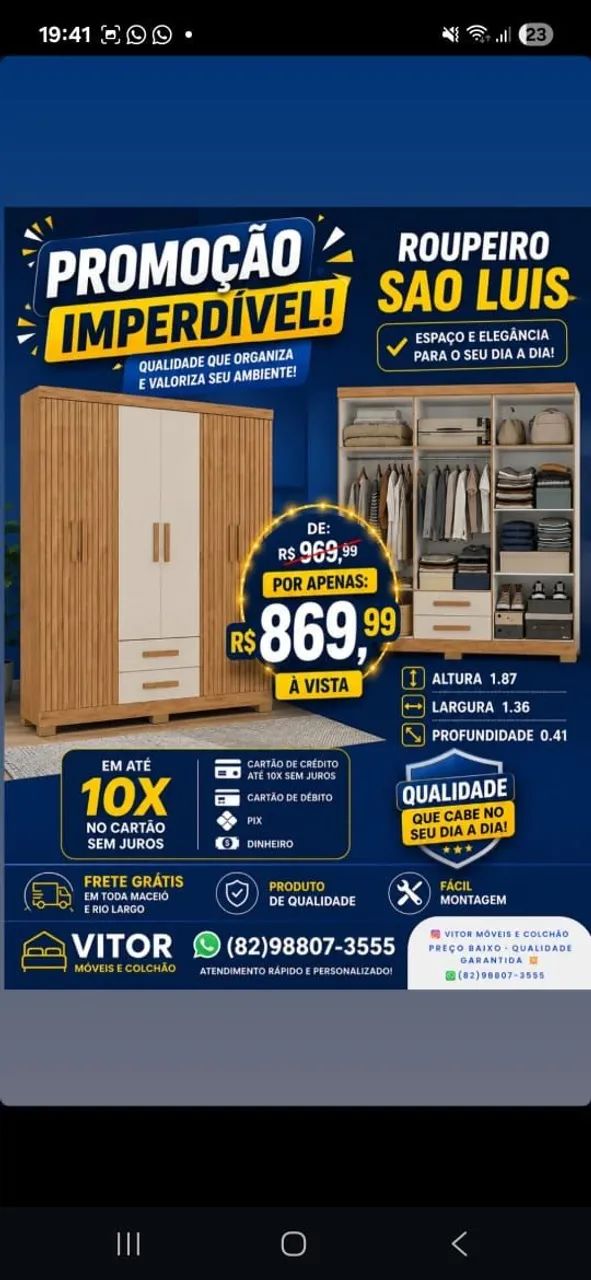 OFERTAS DE GUARDA ROUPA  - Foto 2