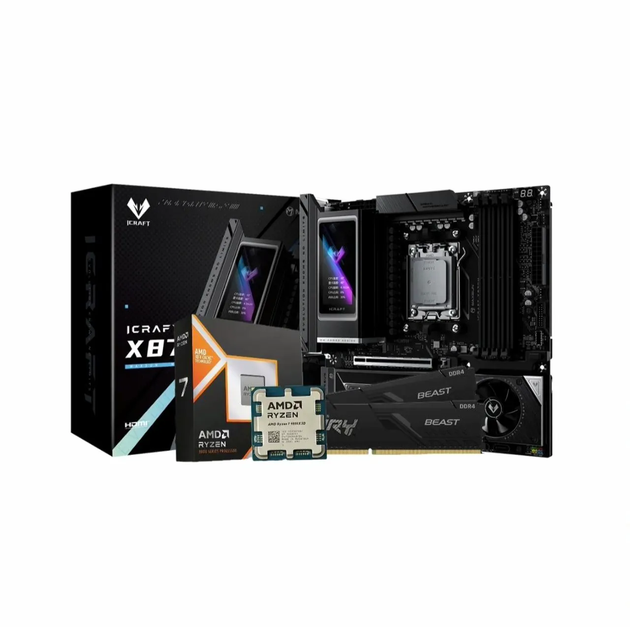 Ryzen 7 9800x3d + B850 Gigabyte + ram ddr5 32gb | leia td o