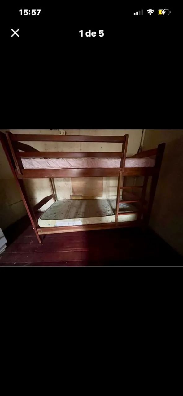 Beliche com dois colchões  - Foto 2