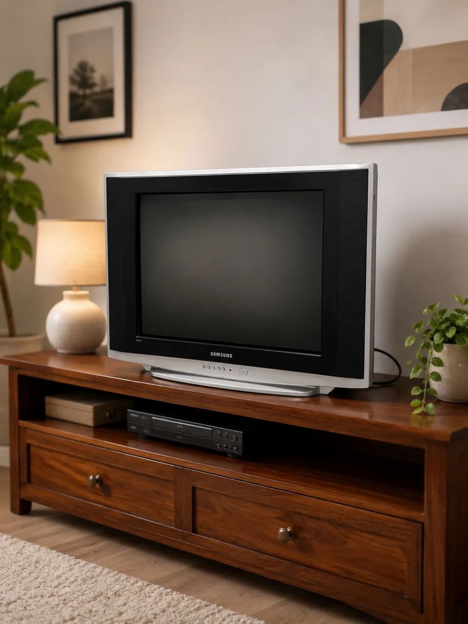 TV Samsung de Tubo - Modelo Retrô