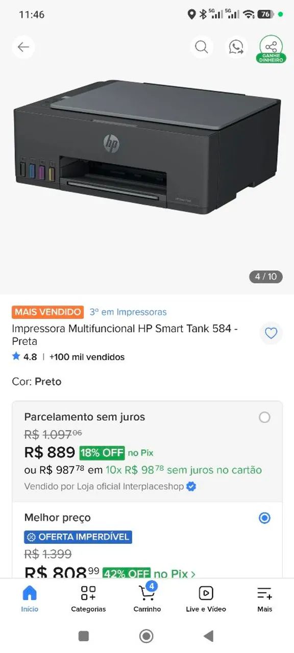 Impressora  - Foto 2