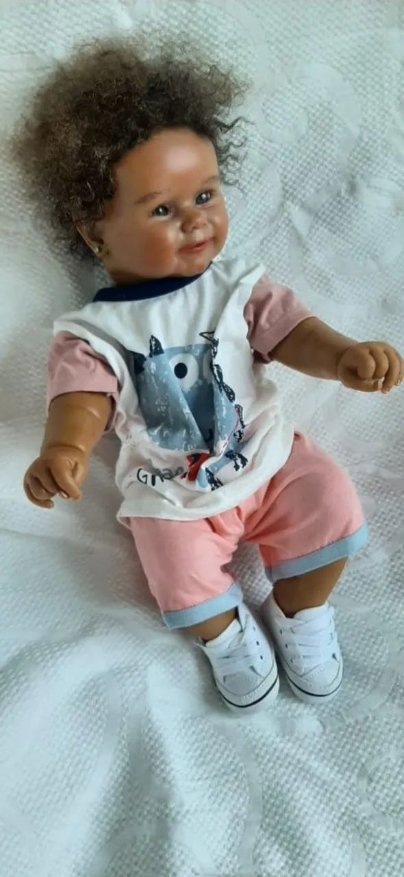 Bebê reborn Maddie afro - Foto 5
