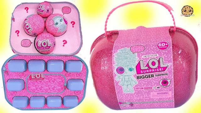 Lol Surprise Maleta Bigger - 60 Surpresas - Candide 8907 presente natal - promocao