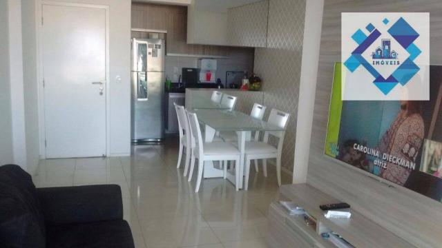 Apartamento com 3 dormitórios à venda, 72 m² por R$ 460.000,00 - Guararapes - Fortaleza/CE - Foto 9