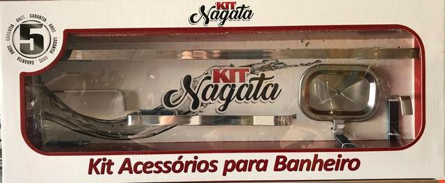 Kit Acessórios para Banheiro Nagata