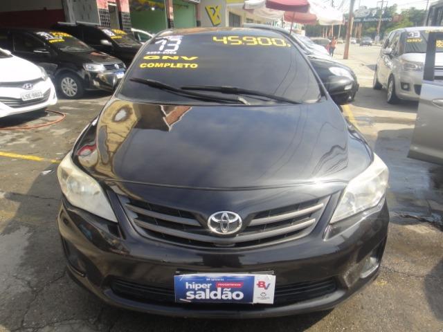 Toyota Corolla Financio ate sem entrada+gnv d quint ger+ completo troca moto ou carro - Foto 5