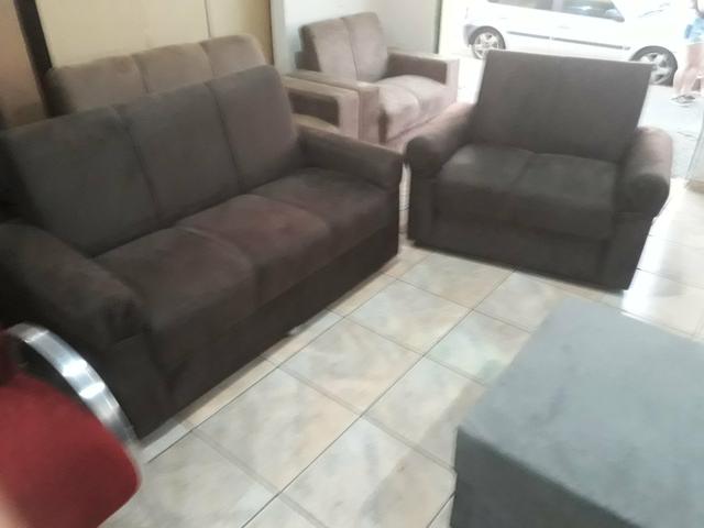 Sofá novo preço de fábrica garantia HOJE entrego - Foto 2