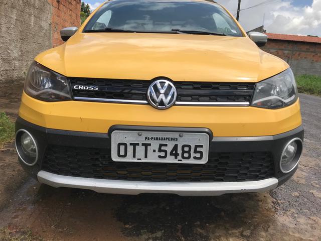 Saveiro Cross CE 1.6 MSI 14/15, Manual, 2 portas, km 64.000, Amarelo Solaris - Foto 4