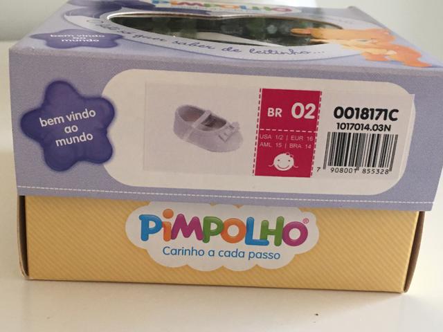 Sapatinho branco menina batizado - Foto 2