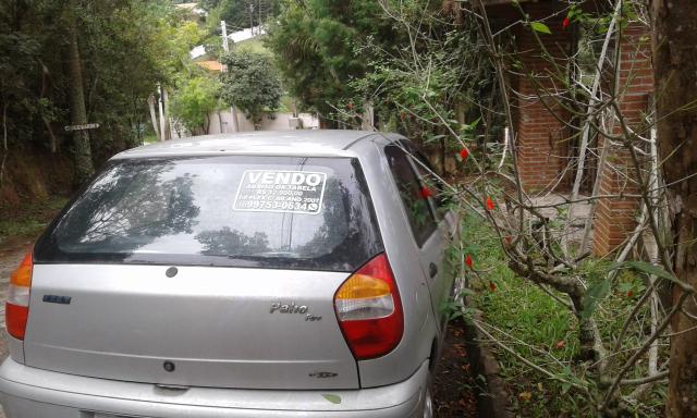 Vendo Palio 1.0 mod. 2007 com Ar, 4 pts, prata, flex - Foto 3