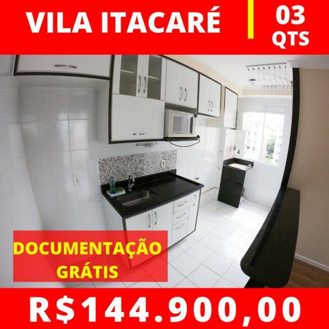 JG. Apartamento de 3 quartos no Vila Itacaré com escritura grátis!