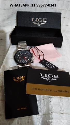 Última peça_Relógio cronógrafo de luxo_100% funcional_importado_novo_!! - Foto 5
