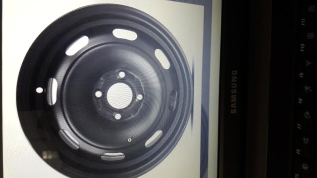 Roda De Ferro Citroen C3 Aro 15 Original Preto - Foto 2