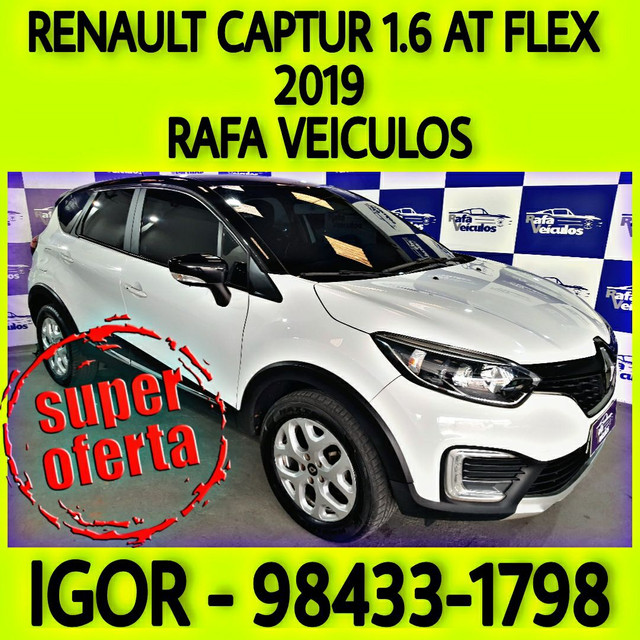 RENAULT CAPTUR ZEN 1.6 FLEX 2019 NA RAFA VEICULOS XXER