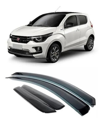 Calha Defletor De Chuva Fiat Mobi 2016 à 2020