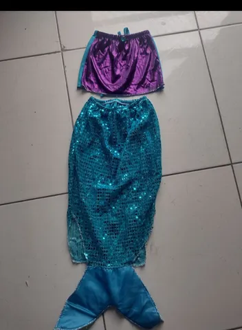 Fantasia Sereia, Roupa Infantil para Menina Fantasia Sereia Usado 90140269