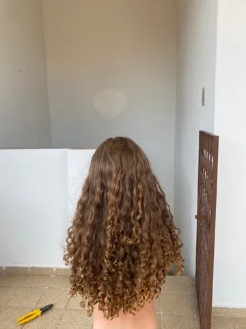 Cabelo orgânico ombre castanho escuro/loiro 613 - Espaço Linda