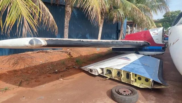 avião brasilia embraer 120 33 lugares para decoração   - Foto 3