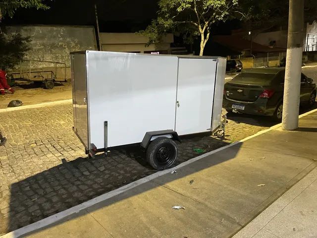 Carretinha Baú fechada, Trailer ACM  1,7x1,22x1,22 ((pronta entrega )) - Foto 3