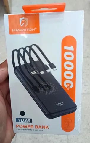 CARREGADOR PORTÁTIL POR INDUÇÃO 10.000MAH H,MASTON YD25